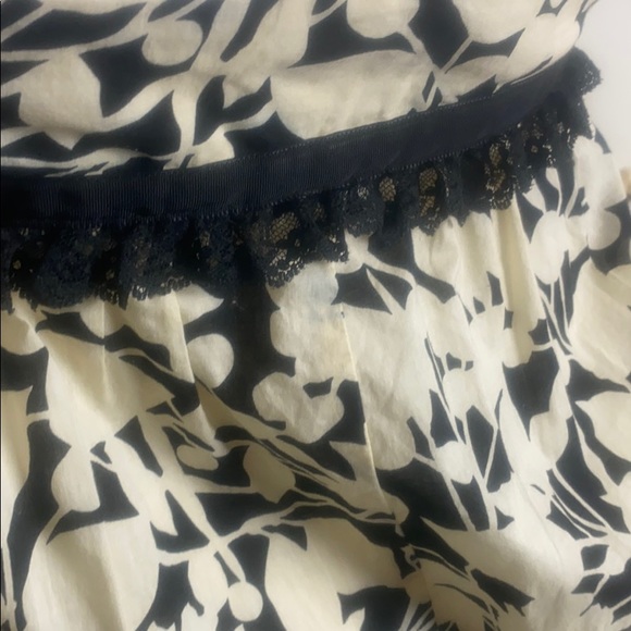 London Times Cream Navy Printed Cotton Maxi Dress - Picture 10 of 12